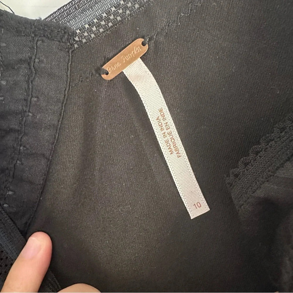 Free People Maxi Dress Pleated Stripes California Sunrise yellow combo Size: 10 - Picture 4 of 5